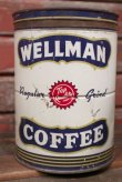 画像1: dp-210301-64 WELLMAN COFFEE / Vintage Tin Can