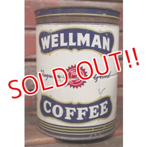 画像: dp-210301-64 WELLMAN COFFEE / Vintage Tin Can