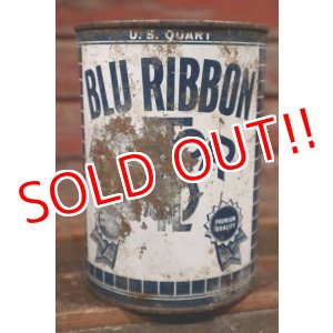 画像: dp-210401-31 BLUE RIBBON MOTOR OIL / 1950's U.S. QUART Can