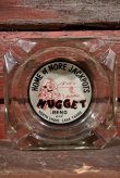 画像2: dp-210401-22 Home of More Jackpots NUGGET / Vintage Glass Ashtray