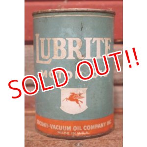 画像: dp-210301-31 Mobil / LUBRITE 1940's Motor Oil Can
