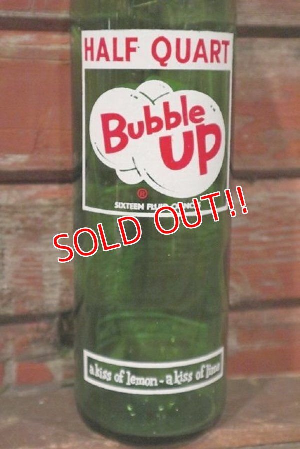 画像2: dp-210301-84 Bubble UP / 1950's-1960's Half Quart (16 FL.OZ) Bottle