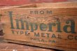 画像3: dp-210401-10 Imperial TYPE METAL CO. / Vintage Wood Box