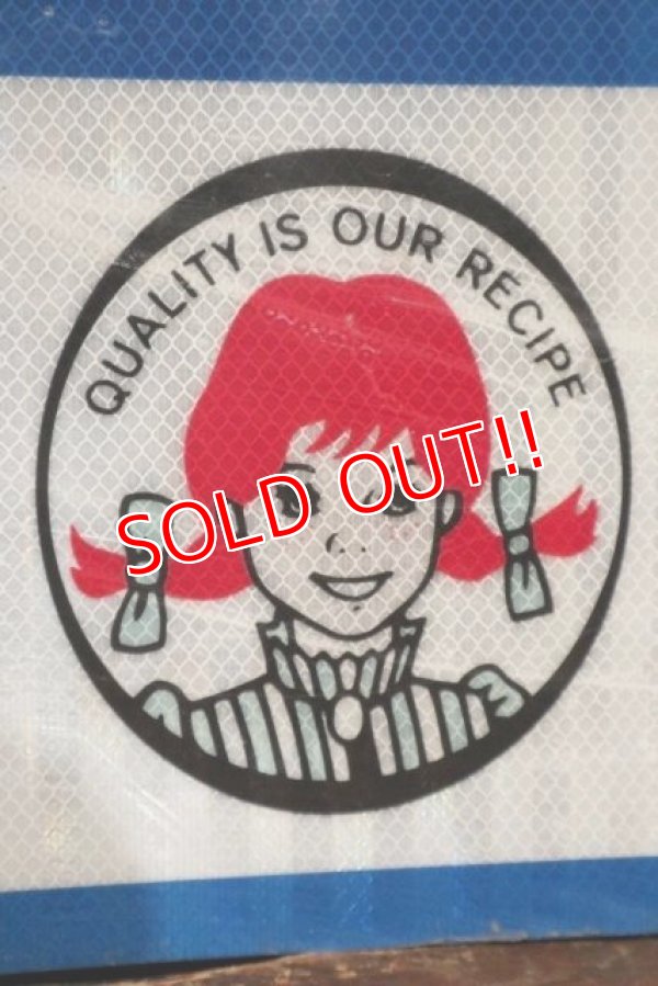 画像2: dp-210401-61 WENDY'S Road Sign