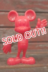 画像: ct-210301-61 Mickey Mouse / MARX 1970's Plastic Figure (Red)