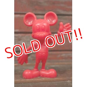 画像: ct-210301-61 Mickey Mouse / MARX 1970's Plastic Figure (Red)