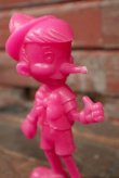 画像2: ct-210301-67 Pinocchio / MARX 1970's Plastic Figure (Pink)