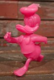 画像1: ct-210301-64 Donald Duck / MARX 1970's Plastic Figure (Pink)