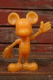 画像1: ct-210301-62 Mickey Mouse / MARX 1970's Plastic Figure (Orange)