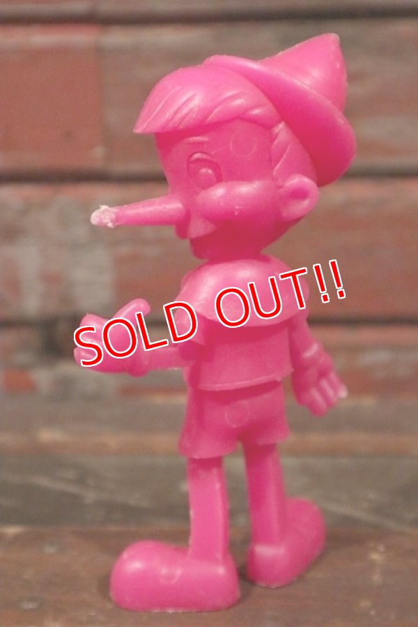 画像3: ct-210301-67 Pinocchio / MARX 1970's Plastic Figure (Pink)