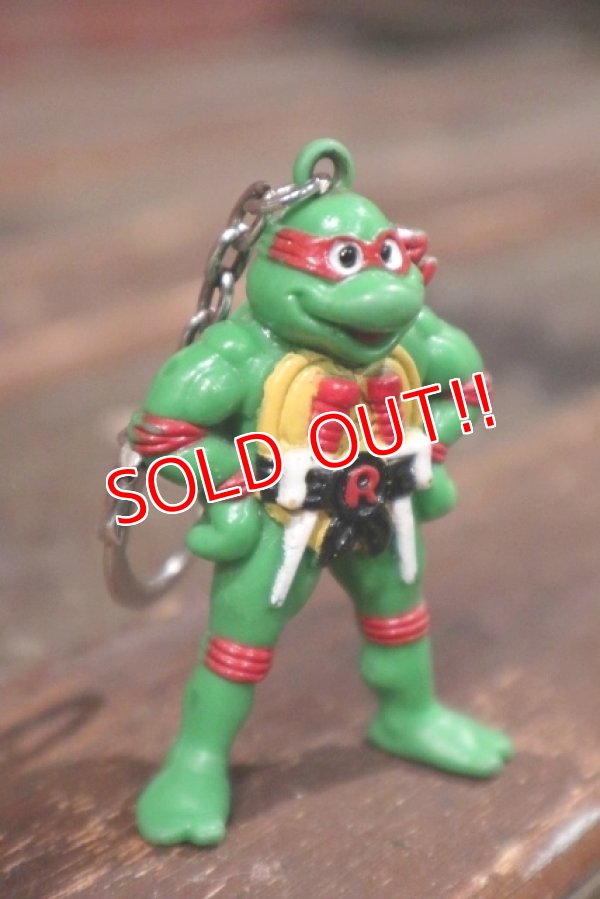 画像2: ct-210401-49 Teenage Mutant Ninja Turtles / Raphael 1990's PVC Keychain