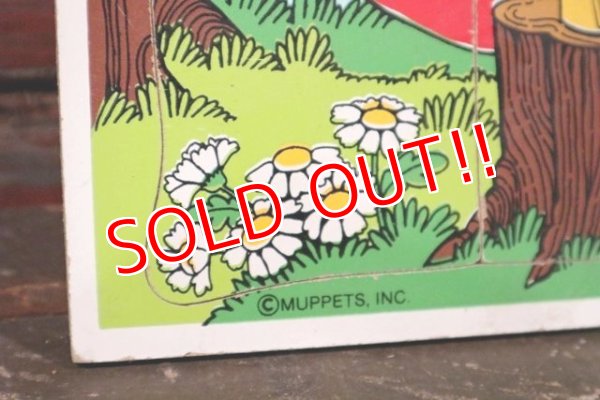 画像5: ct-210201-33 Cookie Monster / Playskool 1970's Wood Frame Tray Puzzle