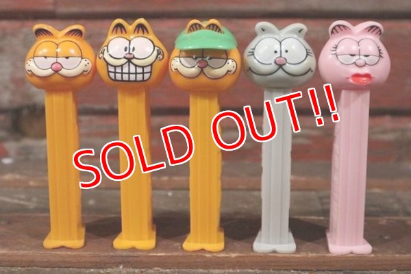 画像1: ct-210401-52 Garfield / 1990's PEZ Dispenser Set of 5