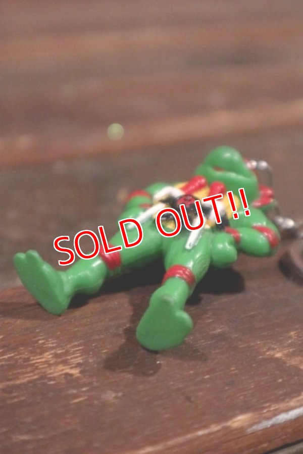 画像6: ct-210401-49 Teenage Mutant Ninja Turtles / Raphael 1990's PVC Keychain