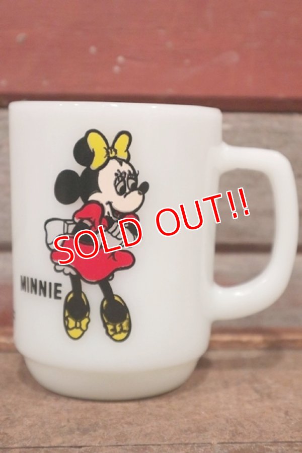 画像1: kt-210301-06 Minnie Mouse / Anchor Hocking 1980's 9oz Mug