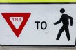 画像3: dp-210401-68 Road Sign "TURNING VEHICHLES" 