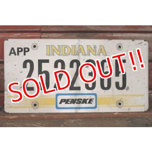 画像: dp-210401-36 PENSKE / License Plate "INDIANA"