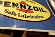 画像10: dp-210401-51 PENNZOIL / 1970's〜W-side Metal Sign