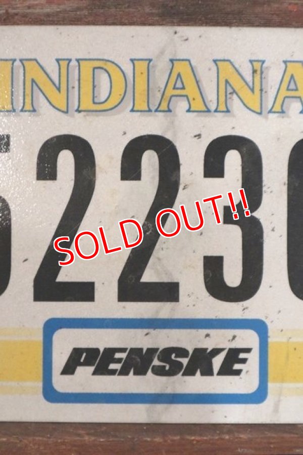 画像3: dp-210401-36 PENSKE / License Plate "INDIANA"