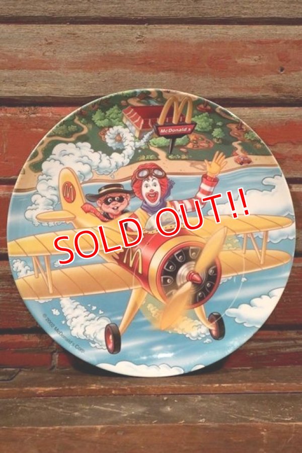 画像1: ct-210401-30 McDonald's / 2002 Collectors Plate "Airplane"