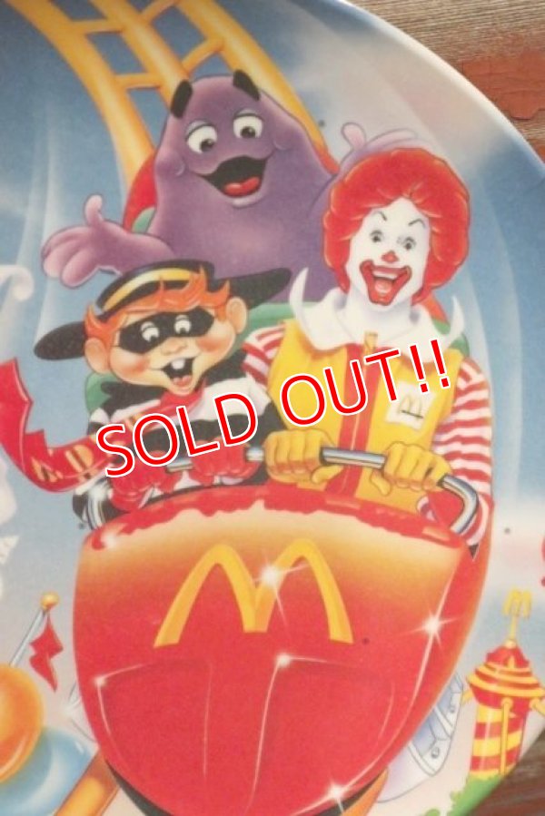 画像2: ct-210401-30 McDonald's / 1993 Collectors Plate "Roller Coaster"