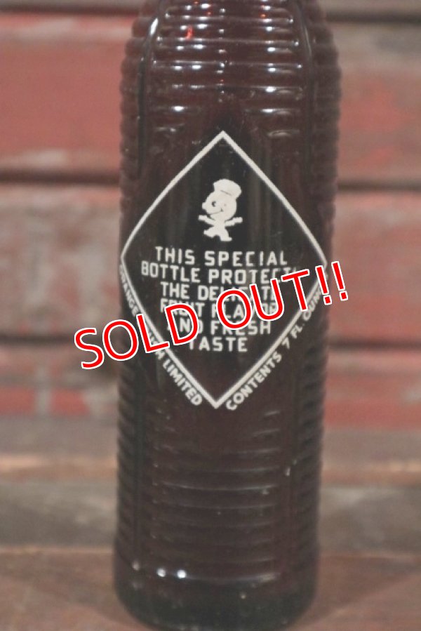 画像3: dp-210401-87 Orange-Crush / 1950's 7 FL.OZ Amber Bottle