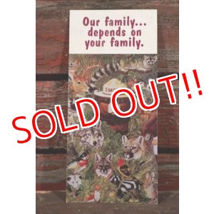 画像: ct-150217-08 Smokey Bear / 1980's-1990's Bookmark