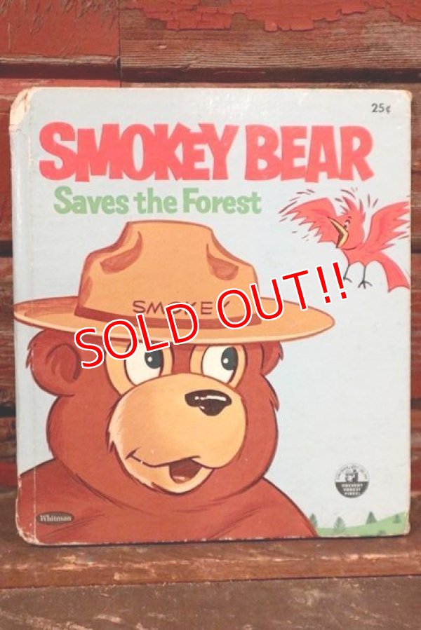 画像1: ct-210401-46 Smokey Bear / WHITMAN 1971 Saves the Forest Picture Book