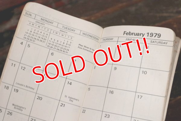 画像3: ct-210401-42 Smokey Bear / 1979 Pocket Calendar