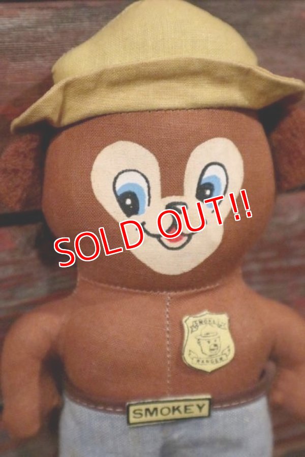 画像2: ct-210401-35 Smokey Bear / Knickerbocker 1970's mini Cloth Doll