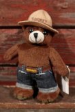 画像1: ct-210401-32 Smokey Bear / 1997 Plush Toy Keychain