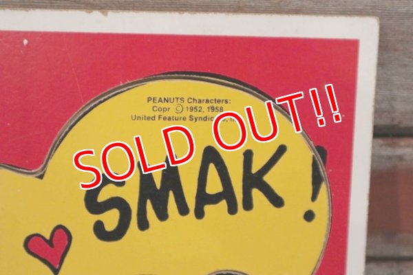 画像4: ct-210401-68 Snoopy & Lucy / Playskool 1970's Wood Frame Tray Puzzle