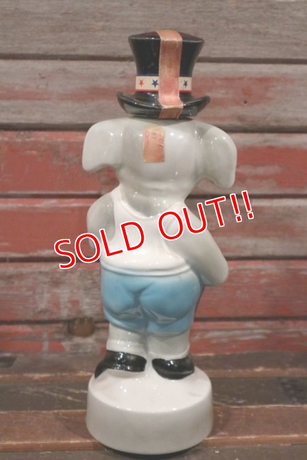 画像6: ct-210401-84 JIM BEAM / Republican Party Elephant 1964 Decanter