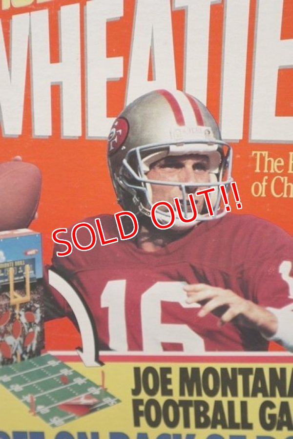 画像2: ad-130507-01 General Mills WHEATIES / 1991 San Francisco 49ers "Jo Montana Jr." Cereal Box