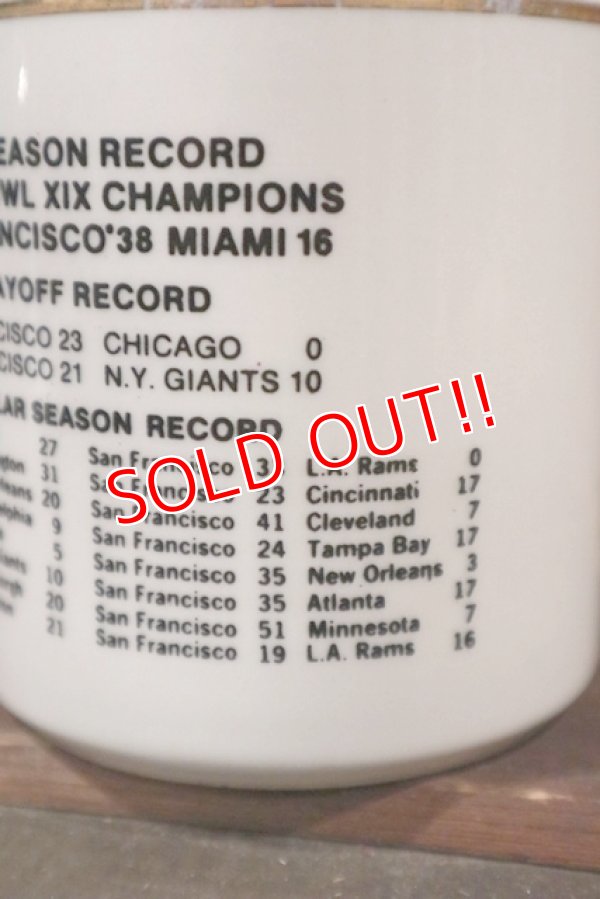 画像4: kt-210301-07 SAN FRANCISCO 49ERS / 1984 Ceramic Mug