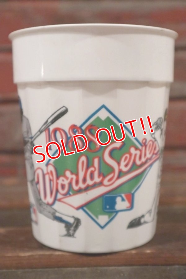 画像1: dp-210301-108 OAKLAND ATHLETICS・LA Dodgers / 1988 Plastic Cup