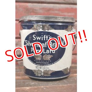 画像: dp-210401-101 Swift's Silverleaf Brand Pure Lard / Vintage Tin Can