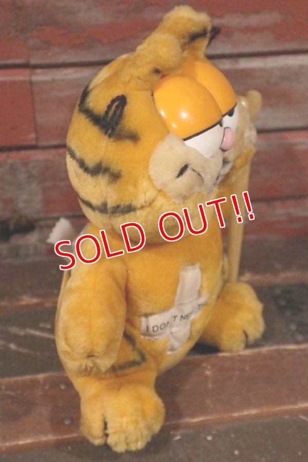 画像5: ct-210501-19 Garfield / DAKIN 1980's Plush Doll "Crutch"