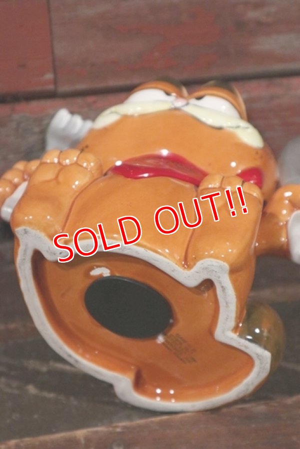 画像6: ct-210501-07 Garfield / 1980's Ceramic Coin Bank