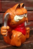 画像3: ct-210501-07 Garfield / 1980's Ceramic Coin Bank