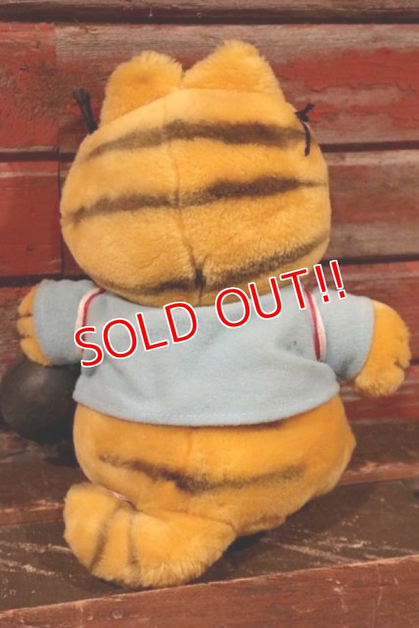 画像6: ct-210501-17 Garfield / DAKIN 1980's Plush Doll "Bowling"