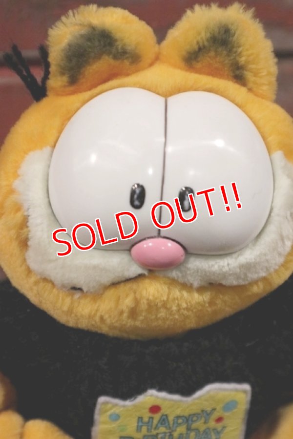 画像2: ct-210501-26 Garfield / CTI Industries 1990's Plush Doll "Happy Birthday"