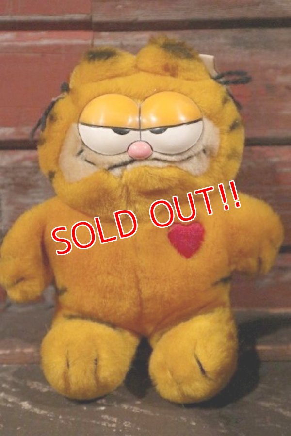 画像1: ct-210501-12 Garfield / DAKIN 1980's Plush Doll