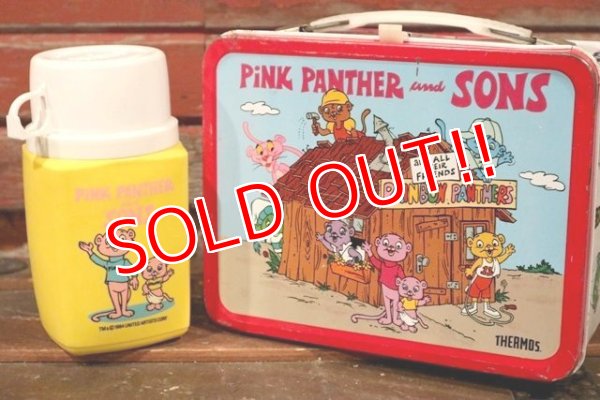 画像1: ct-210501-30 Pink Panther and Sons / THERMOS 1980's Lunch Box