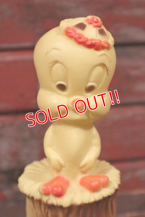 画像2: ct-210501-35 Tweety / 1960's Soaky Bottle Cover (Brown)
