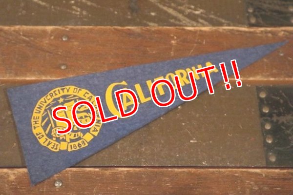 画像1: dp-210401-106 UNIVERSITY OF CALIFORNIA / Vintage Pennant