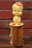 画像1: ct-210501-35 Tweety / 1960's Soaky Bottle Cover (Brown)