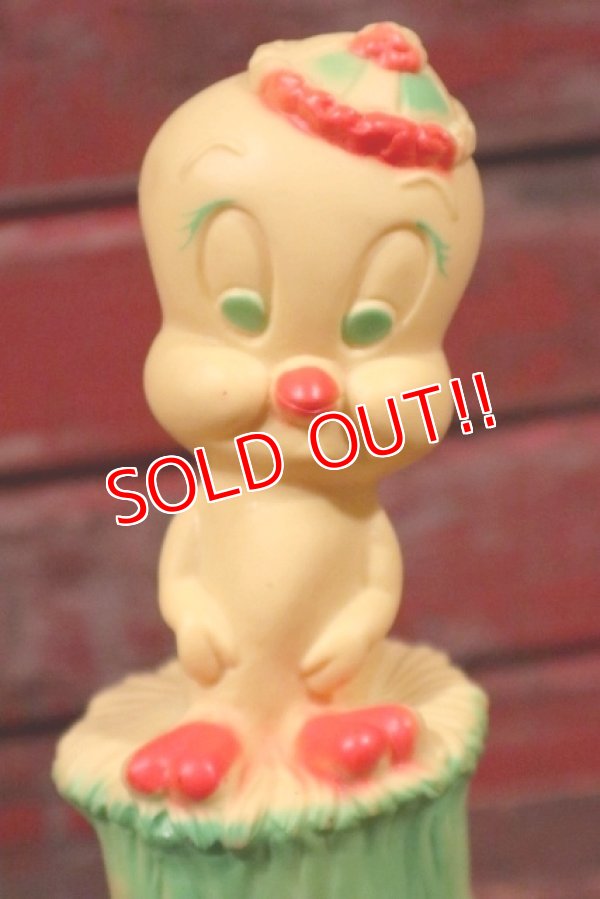 画像2: ct-210501-34 Tweety / 1960's Soaky Bottle Cover (Green)