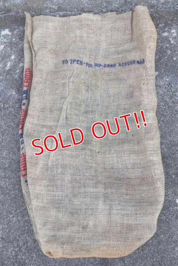 画像5: dp-210401-66 OMC BRAND POTATOES / Vintage Burlap Bag