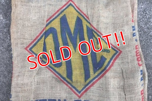 画像3: dp-210401-66 OMC BRAND POTATOES / Vintage Burlap Bag